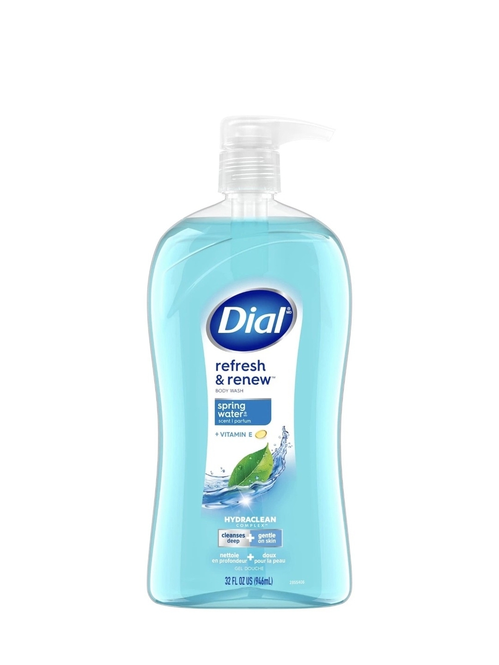 Dial Refresh & Renew Spring Water Body Wash - Blue